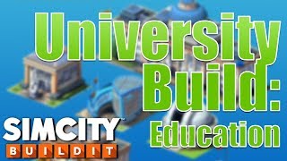 SimCity Buildit  University Build Education Specialization [upl. by Nosned]