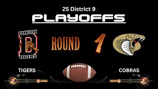 Dunnellon vs Hudson High School  Defensive Win Florida Football 2S District 9 Playoffs  Highlights [upl. by Lovich]