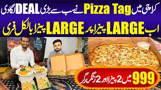 Pizza Tag Offer Biggest Deal on Ramadan  Pizza  Zinger Burger  Food Lovers [upl. by Gladdy]