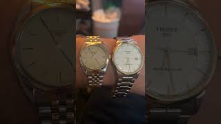 Longines Flagship vs Tissot “Luxury” gold on steel [upl. by Binky]