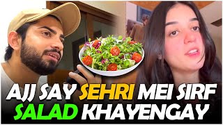 Aj Se Sehri Mein Sirf Salad Khaengay  Laraib Khalid  Zarnab Fatima  Zaraib [upl. by Phemia]