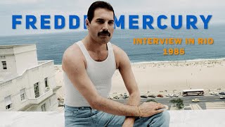 Freddie Mercury  Interview in Rio 1985 [upl. by Madelaine]