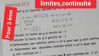 pour 3èmePartie 3 Limite Continuité et Prolongement par continuité [upl. by Nylirak]