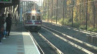 Veterans Day Railfanning at Exton A late running SEPTA 5438 arrival [upl. by Leirua]