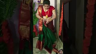 Sadi pahanne ka sahi tarika saree dance makeup drapingsaree wedding sequinsarees [upl. by Pascha]