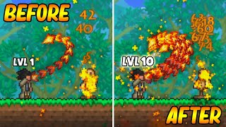 Terraria But Damaging Enemies UPGRADE My Whips [upl. by Clift]