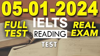 IELTS READING PRACTICE TEST 2023 WITH ANSWER  05012024 [upl. by Klayman912]