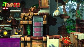 Donkey Kong Country Tropical Freeze 54 Panicky Paddles Secret Exit 1080 HD [upl. by Yorgen767]