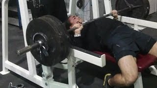 NEW PR Omar Isuf 325lb Pause Bench Press  180lbs [upl. by Eatnoid43]