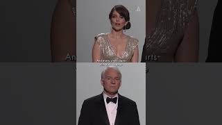 Tina Fey and Steve Martin Get Existential Presenting Best Original Screenplay At The 81st Oscars [upl. by Marzi]