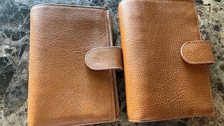 Gillio Epoca vs Toscana leathers  Medium Compagna  Personal Rings planner gillio gilliofirenze [upl. by Paule940]