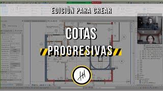 📏➡️Como crear COTAS PROGRESIVAS en REVIT⬅️ [upl. by Rednasela]