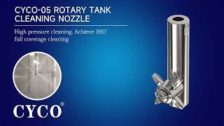 Tank Cleaning Nozzles  CYCO05 Rotary Tank Cleaning Nozzle [upl. by Arva787]