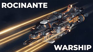 Rocinante Warship  Starfield Build Guide [upl. by Ainedrag]