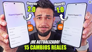 ¡ACTUALIZADO💥Xiaomi HyperOS 2 TODO lo NUEVO y DIFERENCIAS [upl. by Tteve440]