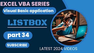 Mastering VBA Part 34  ListBox in VBA UserForm Complete Guide with Examples listbox listboxexcel [upl. by Eromle725]