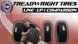 Treadwright Tires Lineup amp Comparison [upl. by Lechar317]