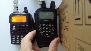 Alinco DJX11 vs Kenwood THF6a AMSSB A large overview of the HF of the receiving part [upl. by Heidt361]