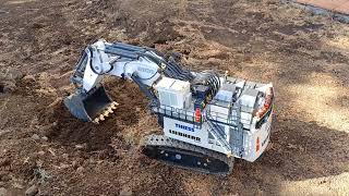 super rc liebherr r 9800 excavator [upl. by Arsuy482]