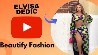 Elvisa Dedic Curvy Plus Size Model  Bio amp Facts [upl. by Llenrev702]