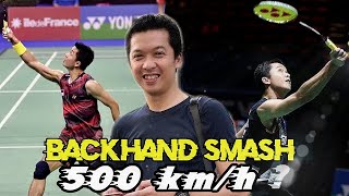 Taufik Hidayat  The Legendary Backhand Smash [upl. by Crescin]