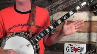 How to Play Backup or Rhythm Banjo Part 1 [upl. by Maris564]