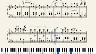 The Beautiful Blue Danube Waltz Op314 Johann Strauss Piano full score  musescore  Sheet Music [upl. by Aken]