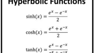 Hyperbolic functions [upl. by Assir92]