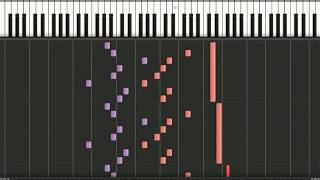 999 Morphogenetic Sorrow piano version Synthesia [upl. by Labana]