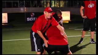 Offensive Line Drills  Anchorability [upl. by Duomham]