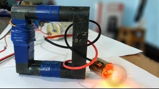 High Frequency Transformer  DIY Ferrite core transformer  Mini demonstration [upl. by Sethrida849]