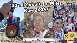 32nd Yakult 10Miler Run 2024  Race Day Highlights amp Snippets [upl. by Pul733]