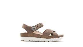 Aetrex Piper Braided Leather Sandal [upl. by Primo357]