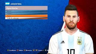 PES 2018  NEW FACE LIONEL MESSI  By Pradeep  PC [upl. by Juieta]