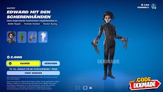 Fortnite  Item Shop  Edward Scissorhands  Showcase [upl. by Lenwood812]