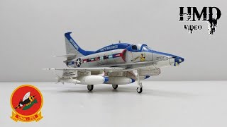 Douglas A4M Skyhawk US Marines quotThe Last Skyhawkquot Hobby Master HA1401 172 Diecast Model [upl. by Paver]