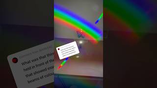 Making Rainbows 🌈 science diffraction rollingstones [upl. by Halliday901]