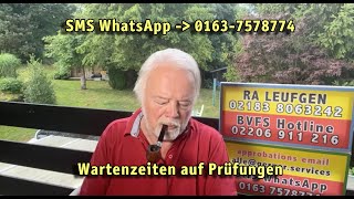 Wartezeiten auf Kenntnisprüfungen und Fachsprachprüfungen [upl. by Barhos]