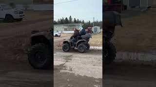 Honda Rancher 420 Wheelies Honda ATV Wheelie [upl. by Nunciata]