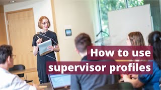 How to use supervisor profiles [upl. by Storer]