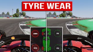 Car Setup vs Tyre Wear In F1 23 [upl. by Harsho2]