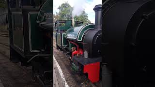 Saddle Tank Premier at the Sittingbourne and Kemsley Light Railway [upl. by Amimej]