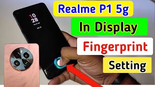 Realme p1 5g fingerprint screen lock  fingerprint lock setting in Realme p1 5g  pattern lock [upl. by Starks]