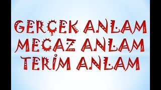 6Sınıf Türkçe Sözcükte Anlam Konu AnlatımıYardımcı Öğretmen [upl. by Cichocki]