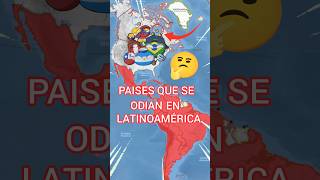 PAISES QUE SE ODIAN EN LATINOAMÉRICA countryballs paises historia guerra mapa [upl. by Navar845]