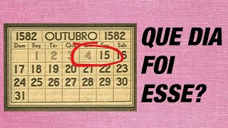 Papa Gregório XIII introduz calendário gregoriano  Hoje na História 15101582 [upl. by Kenleigh]