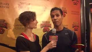 NYCC The Last Dragons Taimak Guarriello Shares a Martial Arts Tip [upl. by Enimsay615]