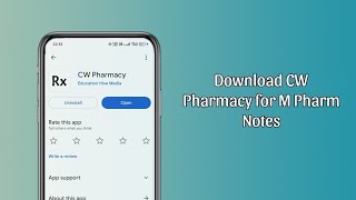 M Pharm Notes  All Subjects by CW Pharmacy [upl. by Orimisac736]