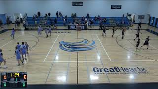 Veritas Prep High vs Lincoln Preparatory Academy Boys MS B Basketball [upl. by Nadirehs]