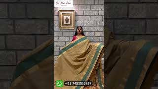 Kanchipuram cotton silk sarees [upl. by Ilyah]